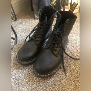 Doc martens, black, size 7.